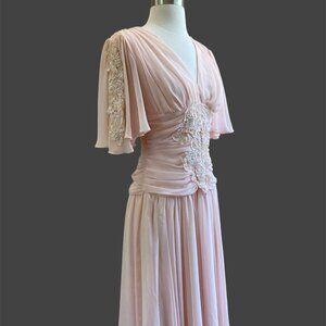 1982 Casadei Pale Pink Dancing Dress